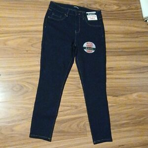 d. jeans Women's High Waist Ankle Dark Blue Jeans Size 10